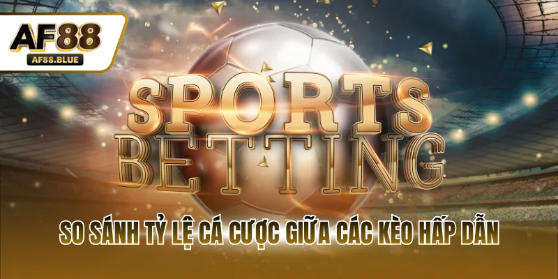 So sánh tỷ lệ cá cược giữa các kèo hấp dẫn
